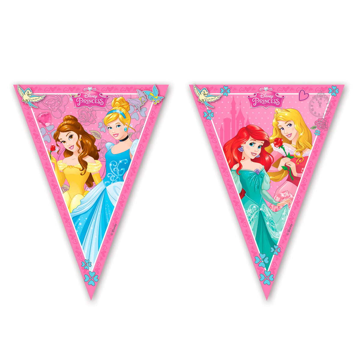 Ligne de drapeau de la princesse Disney
