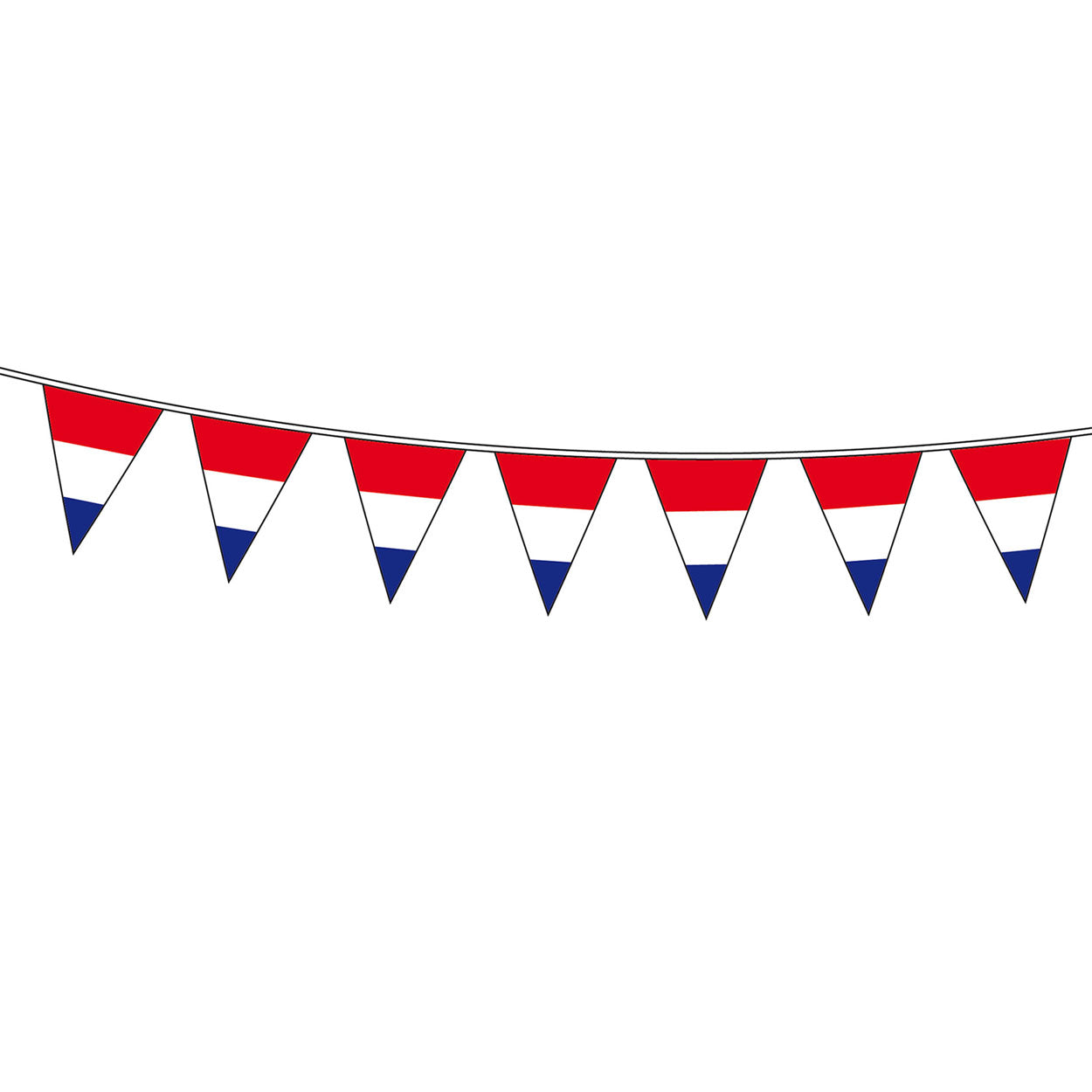 Ligne de drapeau RWB, 10mtr.