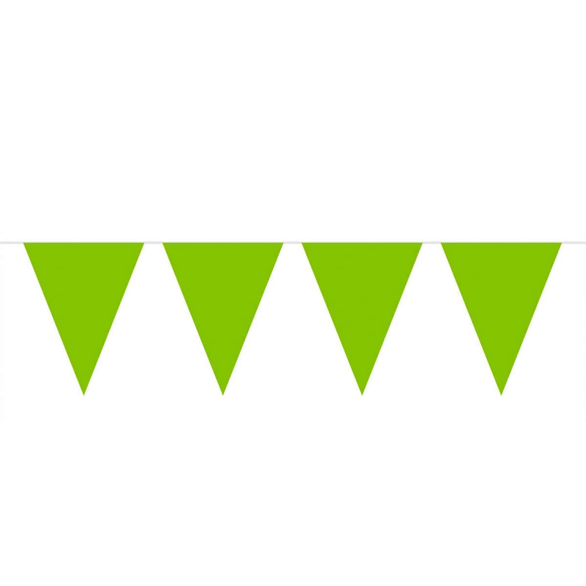 FOLAT BV Lime Green Mini Flag Line, 3mtr.