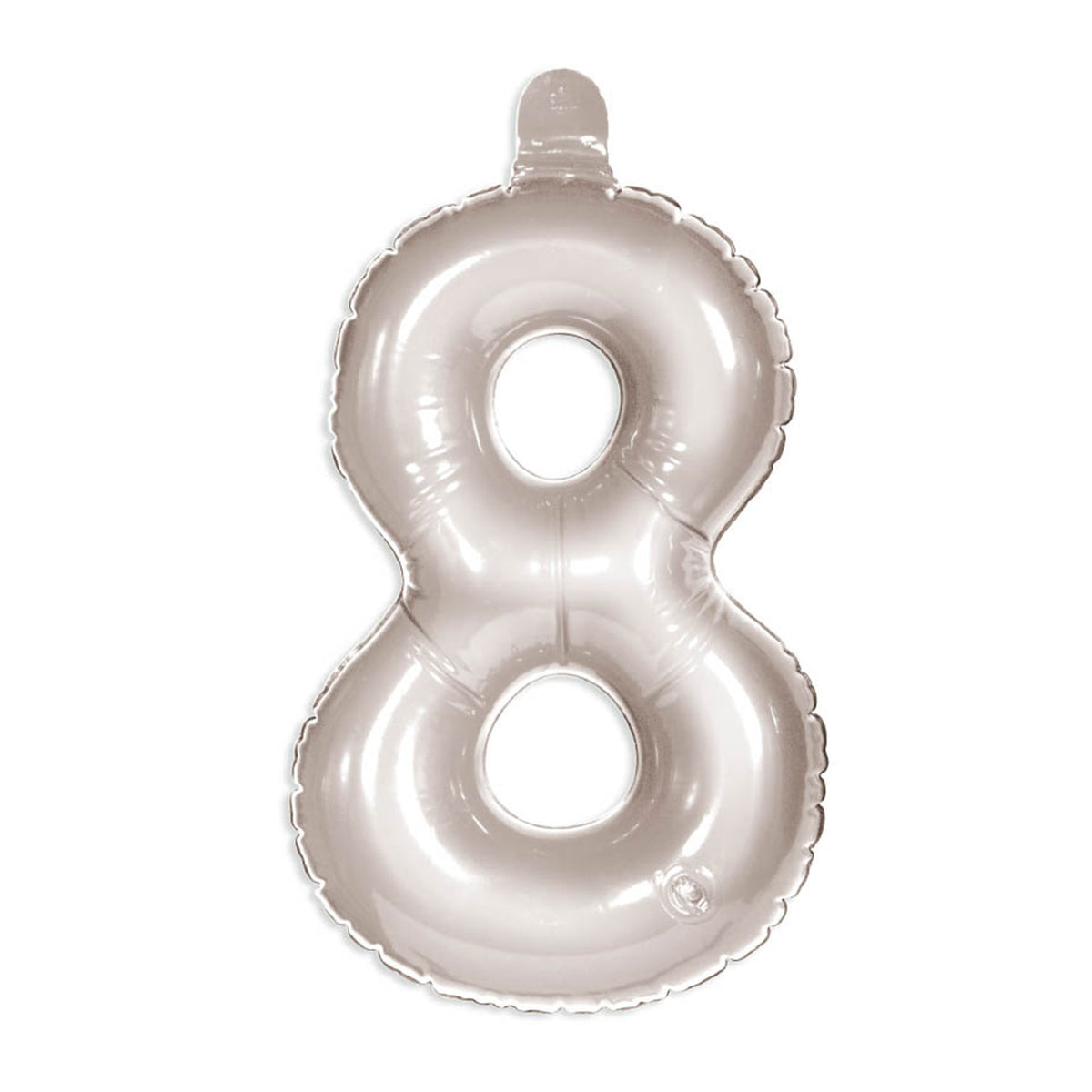 Ballon de figurines 8 argent