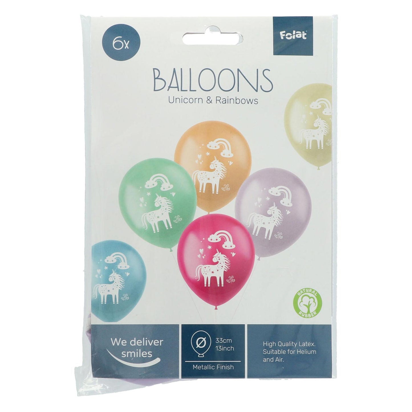 Ballons en latex Ballons Rainbows, 6e.