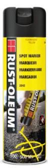 Rust-oleum bombe aérosol peinture de marquage jaune fluor 500ml