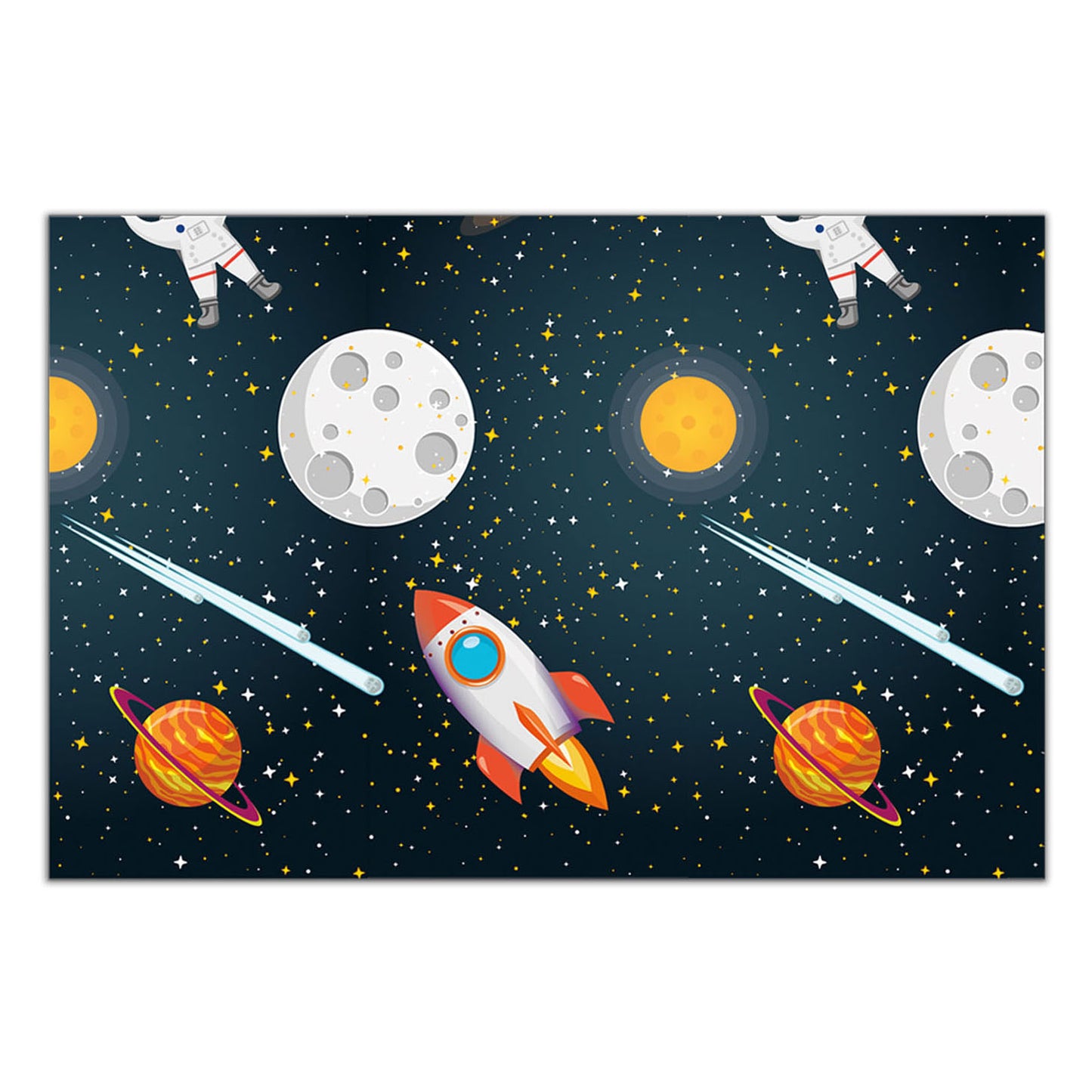 Nappe de fusées, 120x180cm