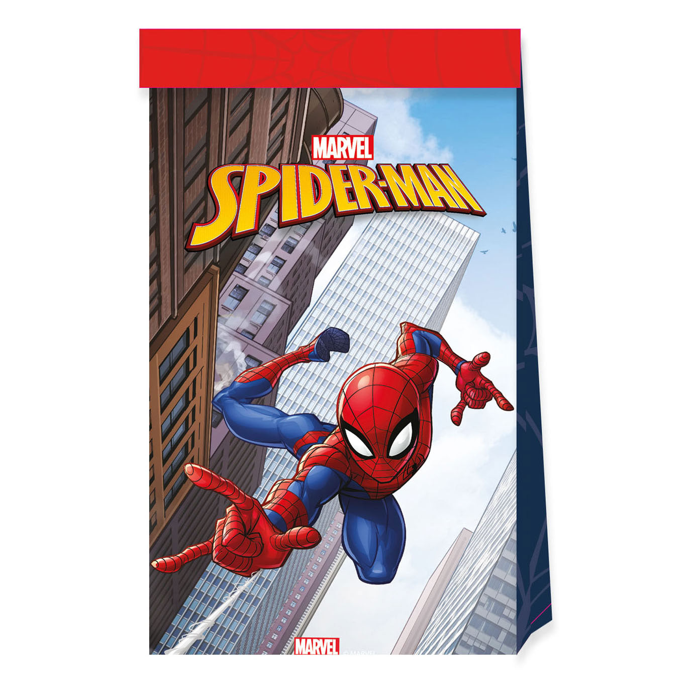 Sacs de fête de papier Globos FSC Spider-Man, 4st.