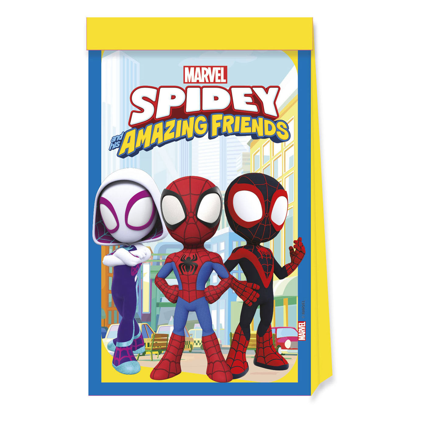 Sacs de fête de papier Globos FSC Spidey, 4e.