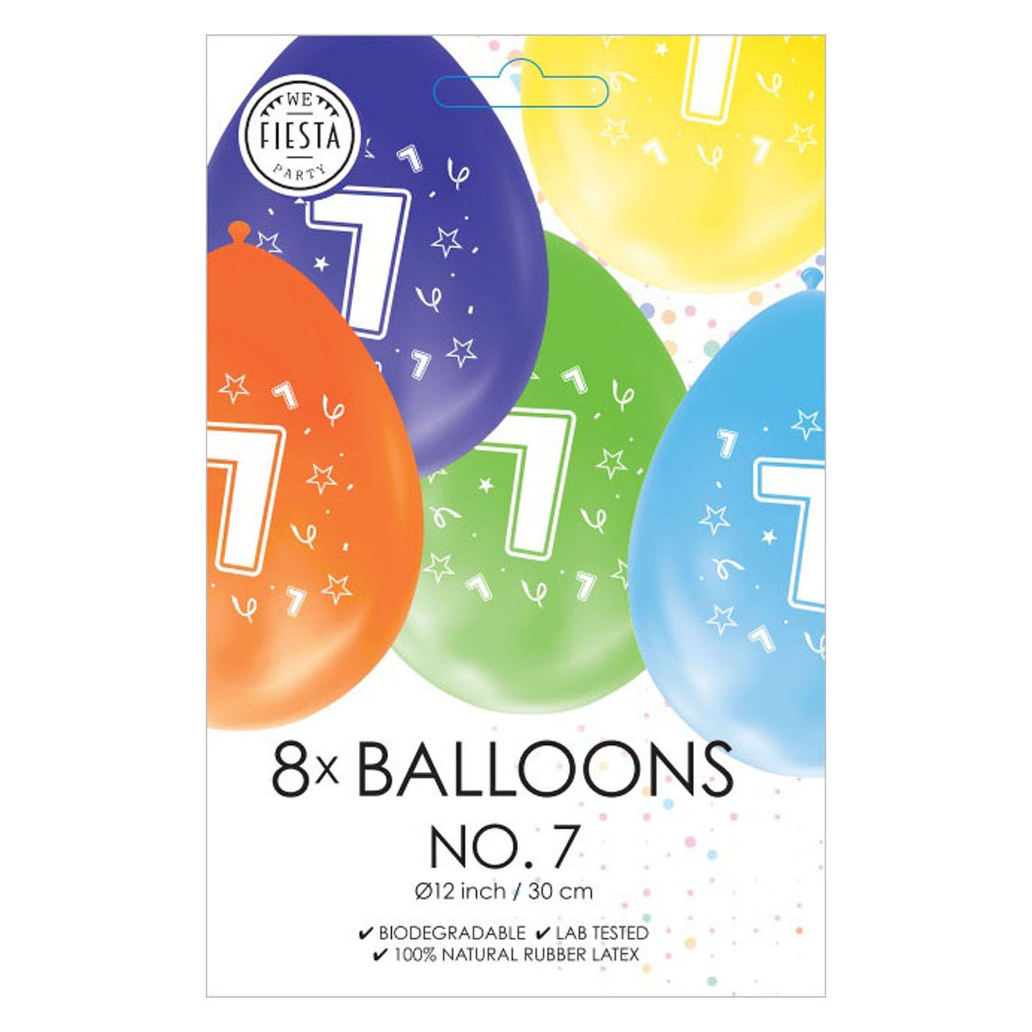 Ballons imprimés à 2 côtés numéro 7, 8e.