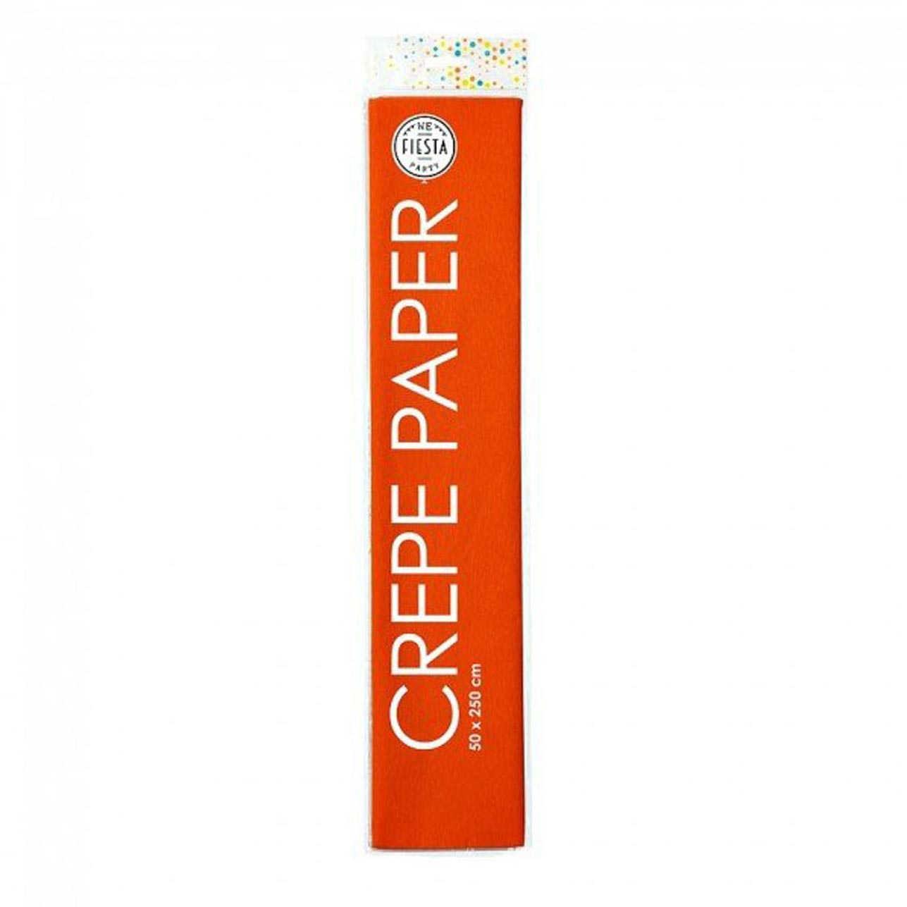 Papier Globos Crepe Oranje, 50x250 cm