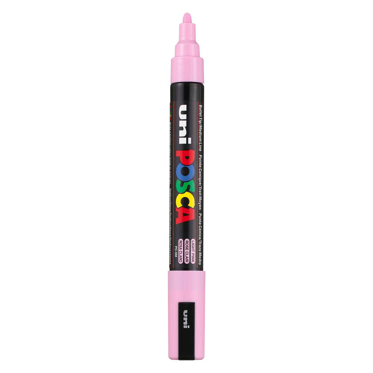 Marqueur Posca Uni-Posca, AFM PC-5M, épaisseur de ligne 2,5 mm, moyen, rose clair, 1 pièce