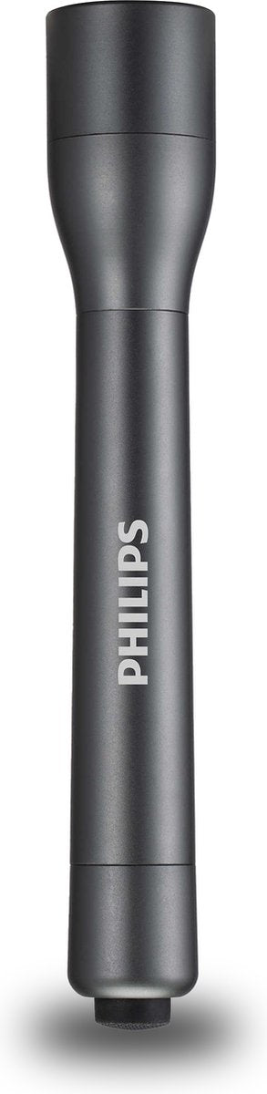 Lampe de poche Philips SFL4002T 10 - Lampe de poche LED - lampe portable - incl. 2 piles AA - 110 lumens - noir - étanche IPX4 - lampe portable - autonomie jusqu'à 2,5 heures - noir