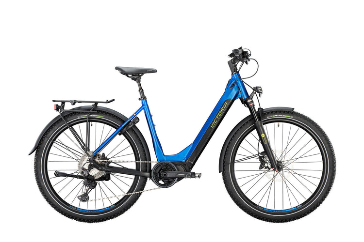 Victoria électrique suv eadventure 12.9 mod. 22 victoires en vélo électrique. avant-première. 12,9 27,5 55 vagues 11sp bleu