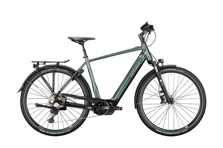 Vélo de trekking électrique Victoria etouring 12.9 mod. 22 victoires en vélo électrique. visite électronique. 12,9 28 55 diam. 11 cuillères à café de vert