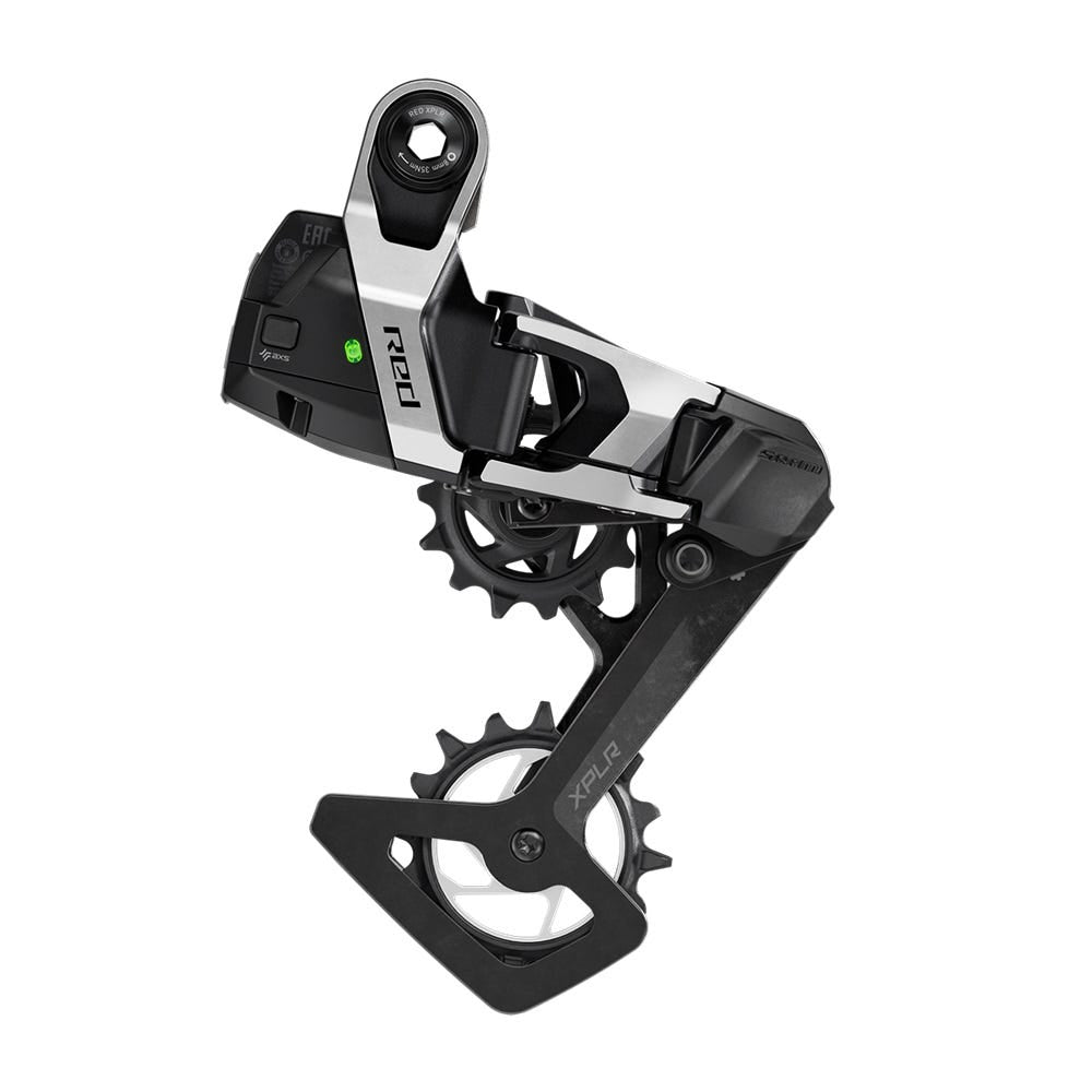 Déraille arrière SRAM. AXS XPLR Red E1 10-46T Silver