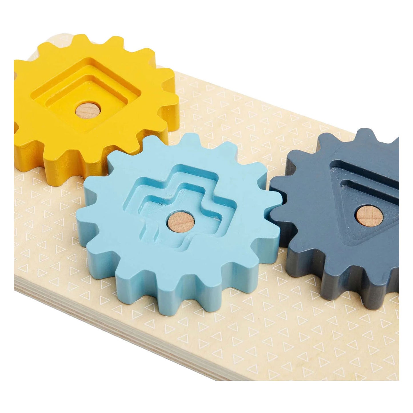 Puzzle engrenages en bois Bigjigs Pôle Nord - 10 pièces.