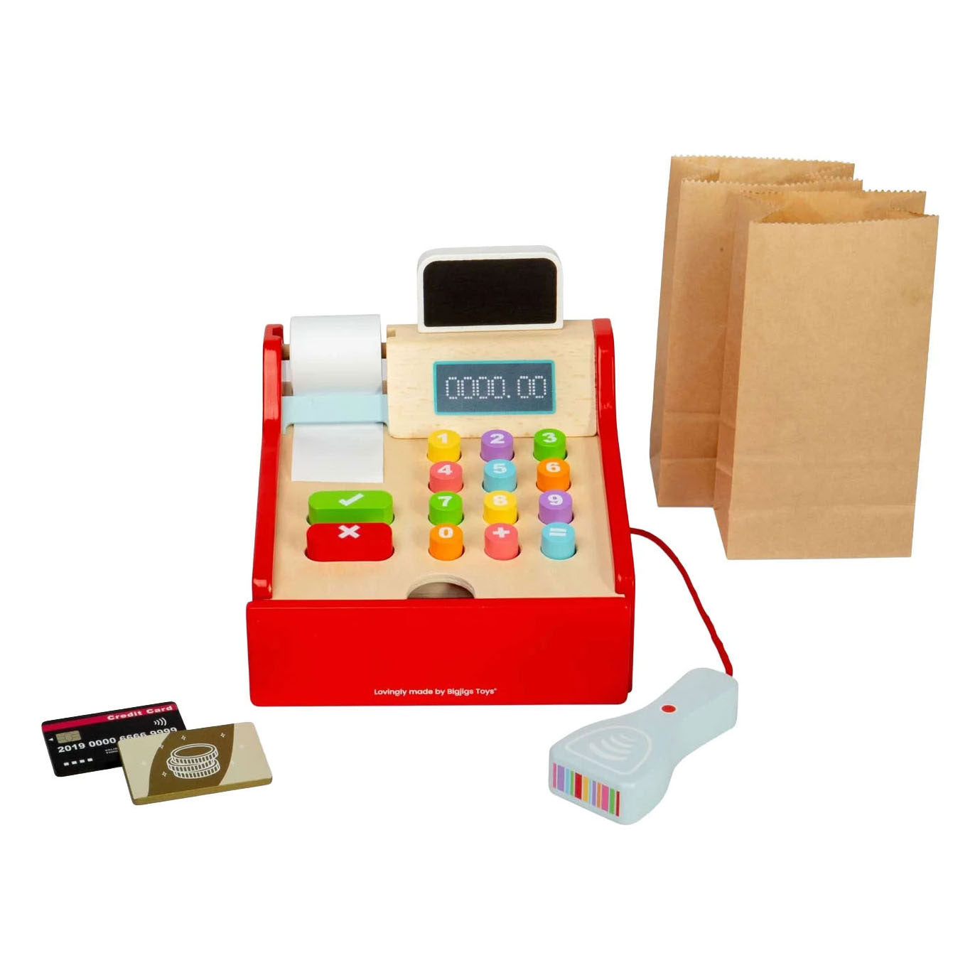 Caisse enregistreuse en bois Bigjigs