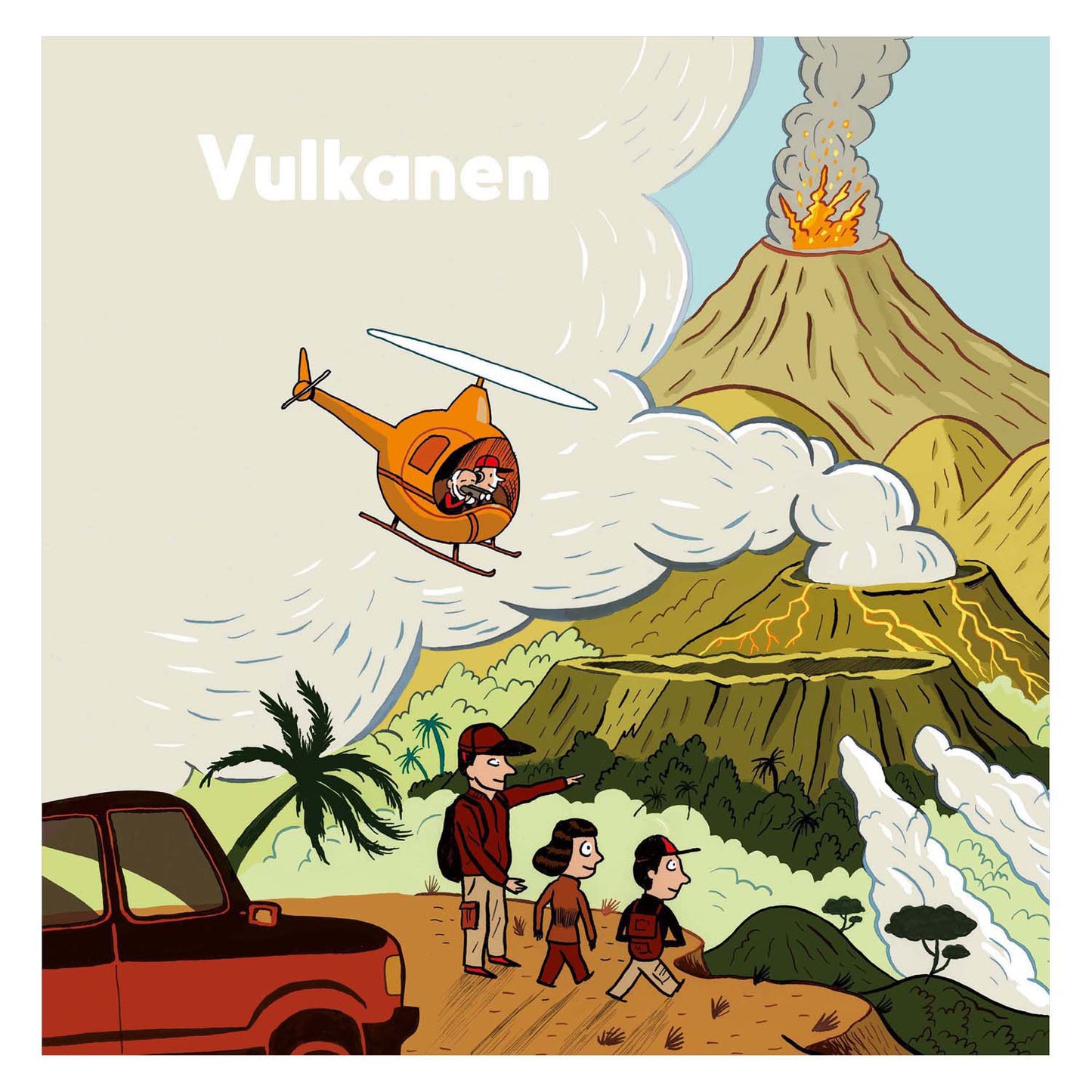 Maison centrale du livre, livre pour enfants sur les volcans