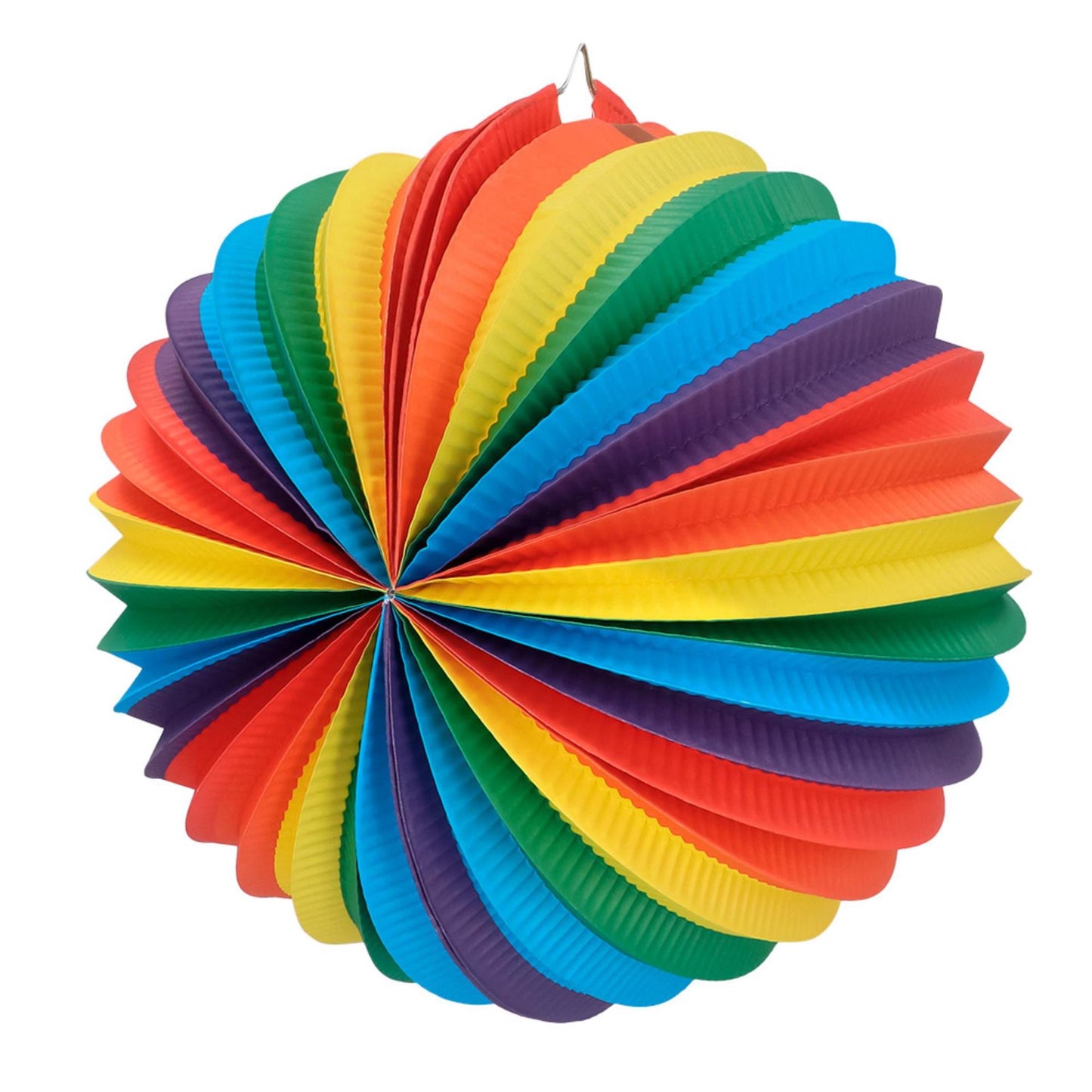Boland lanterne ballon en papier arc-en-ciel ø25cm