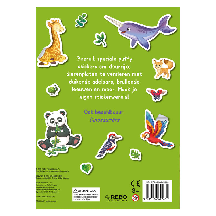 REBO Publishers Animal Sticker Pleasure