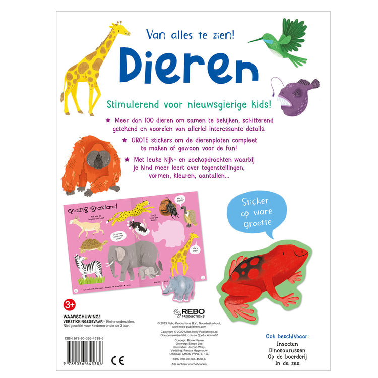 REBO Publishers Animaux de tout à voir!