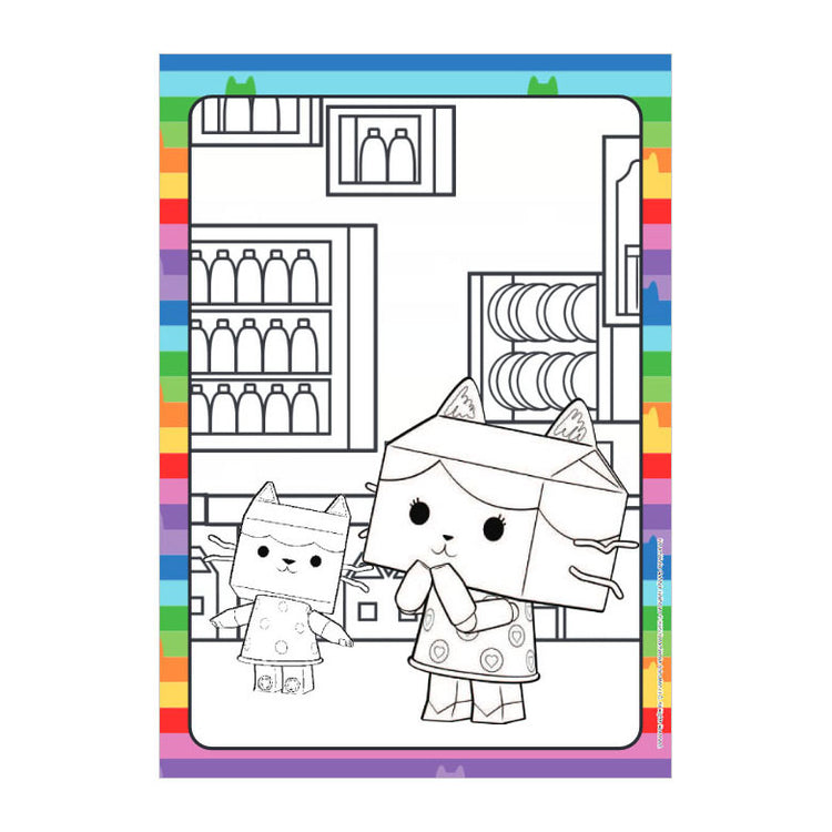 Livre de coloriage du groupe des éditeurs Gottmer: coloriez avec Gabby 4+