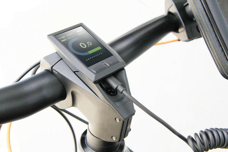 Câble spiralé Lampa Ebike Spring Micro USB vers USB C (25 à 100 cm)