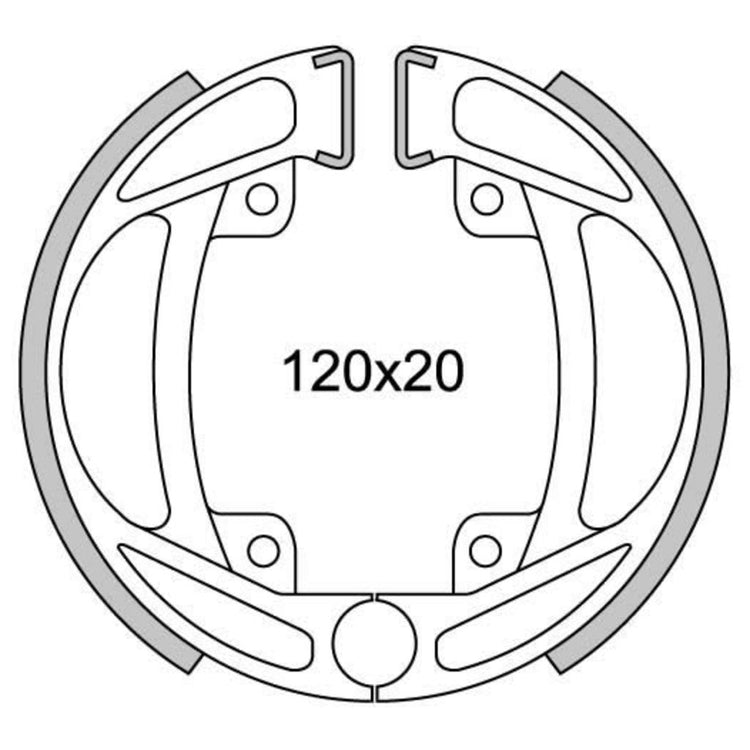 Segment des freins neufs newfren GF1125 Ø120