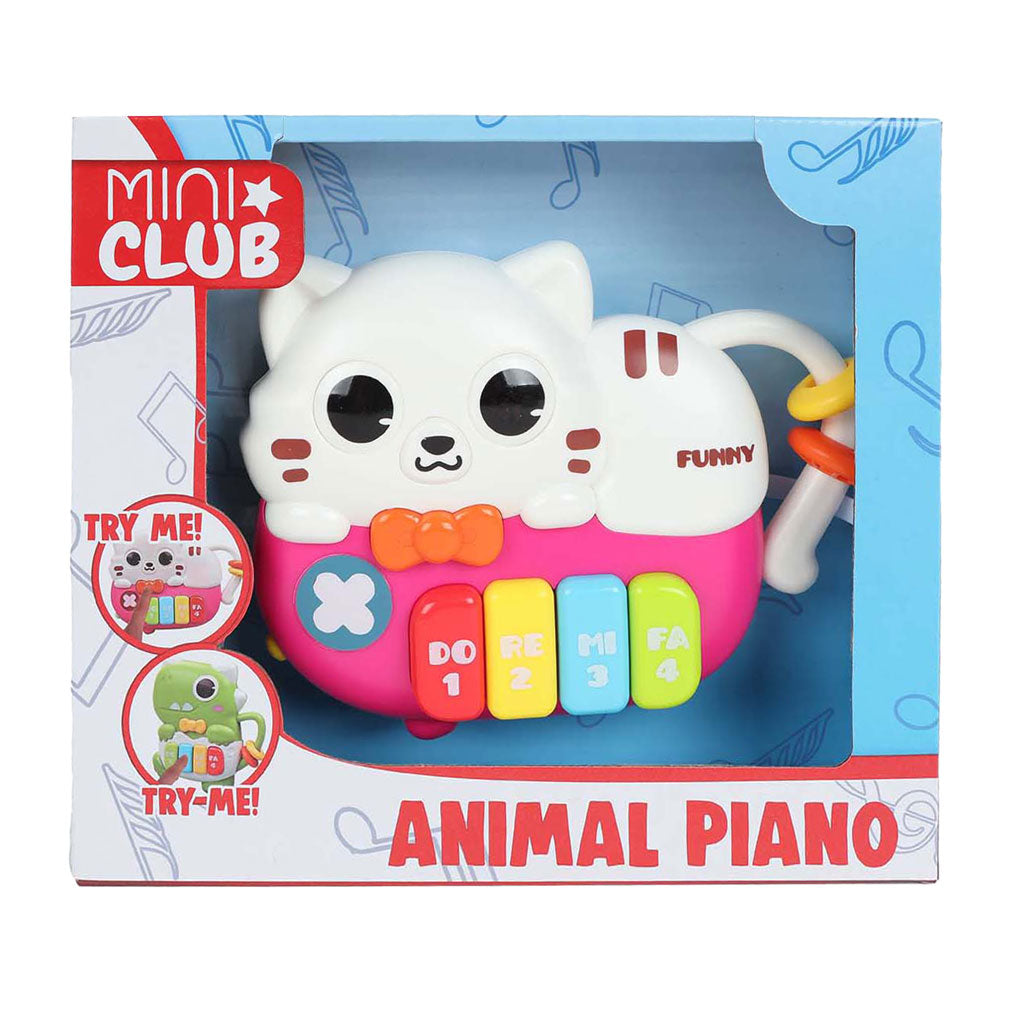 Mini Club Mini Club Dierenpiano Cat avec de la lumière et du son, 15cm