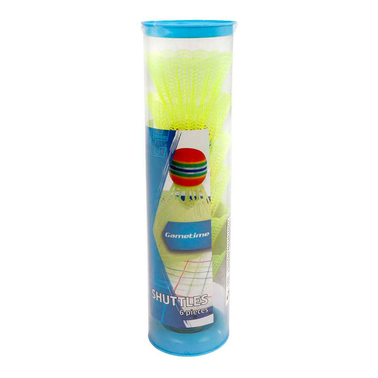 Gametime Nylon Navette jaune avec tête de mousse 6e.