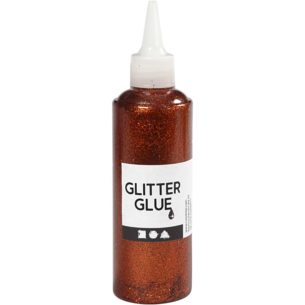 Colle pailletée Creativ company, orange, 118 ml 1 bouteille