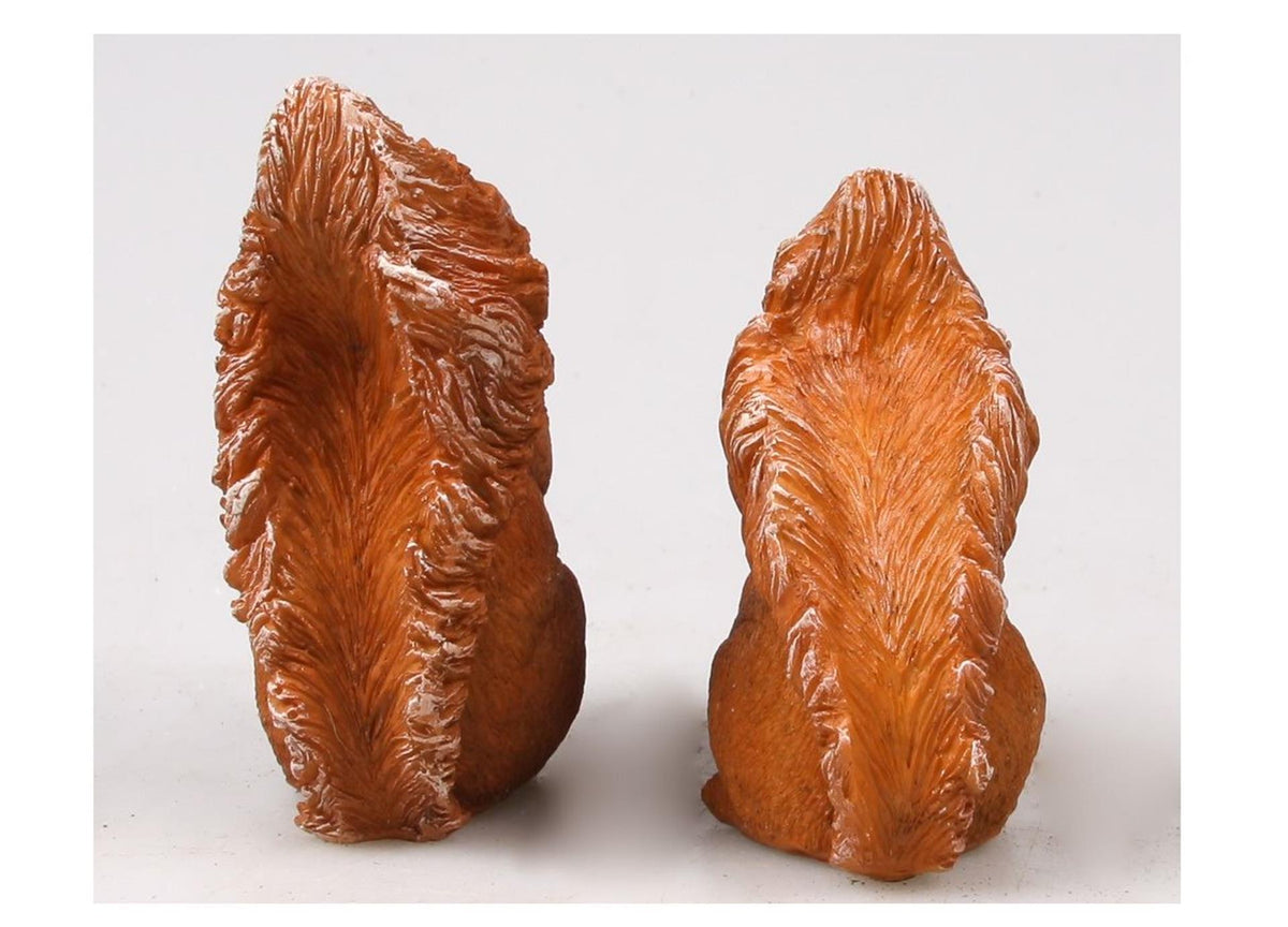 Statue de jardin animaux de ferme écureuil 10x5x9cm
