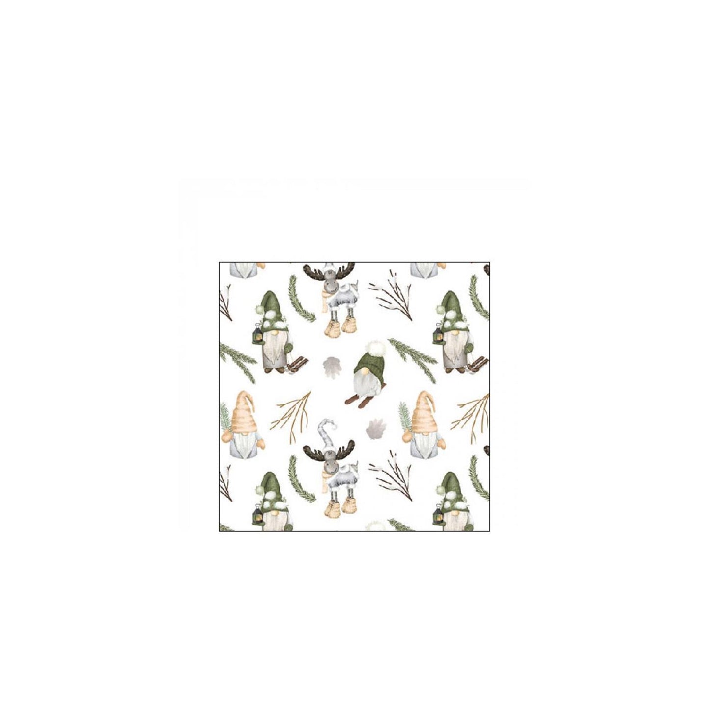 Serviettes Ambiente 25cm nains des forêts