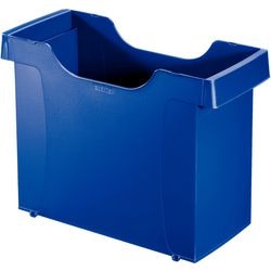 Cassette pour dossiers suspendus Leitz plus A4 bleu