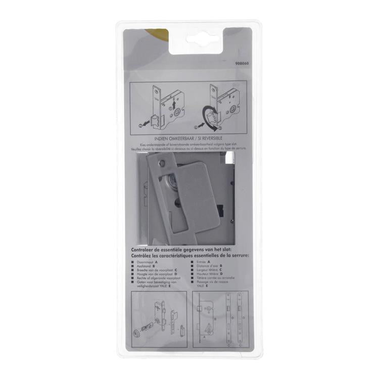 Yale 1019027 - 1 serrure double mortaise réversible a1306 50mm | 1 pièce