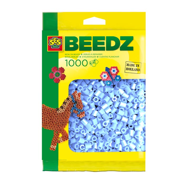 SES Perles de fer - bleu clair, 1000st.