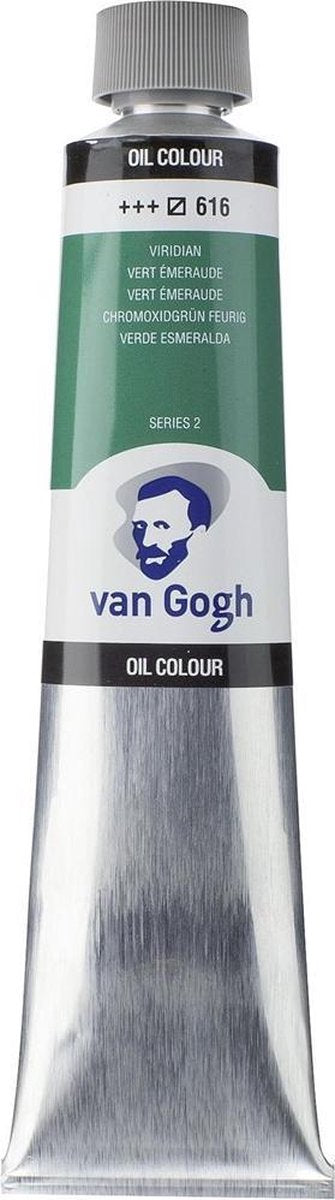 Peinture à l'huile Van Gogh tube 200 ml vert émeraude 616