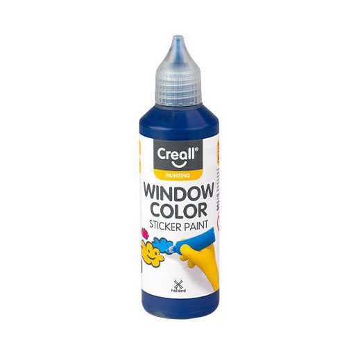 Peinture pour vitres Creall bleu marine - 80ml