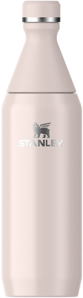 Bouteille mince Stanley toute la journée | 0,6 l - quartz rose