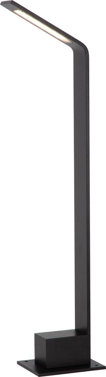 Lucide lawford - lampe sur pied - led - 1x6w 3000k - ip54 - noir