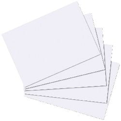 Fiches herlitz a6 blanches