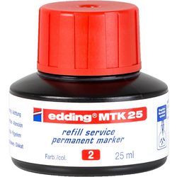 Recharge encre edding mtk25 rouge 25ml