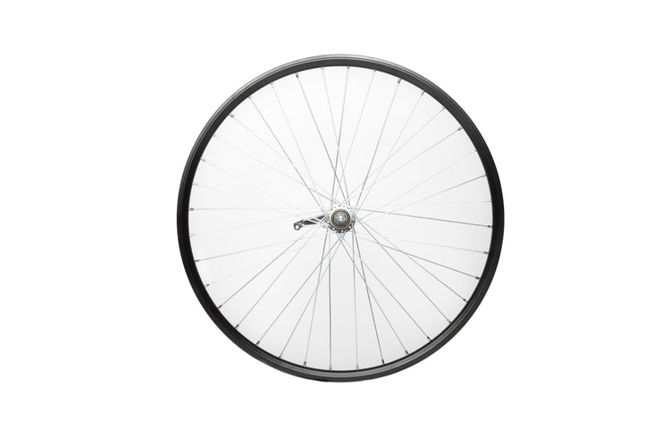 Roue arrière Shimano 28x1 5 x1 3 8 moyeu de frein noir en aluminium élevé