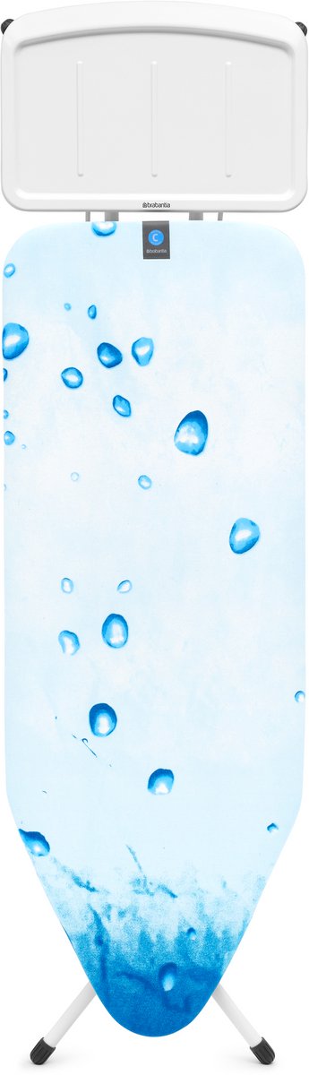 Table à repasser Brabantia c - pour centrale vapeur - 124 x 45 cm - eau glacée