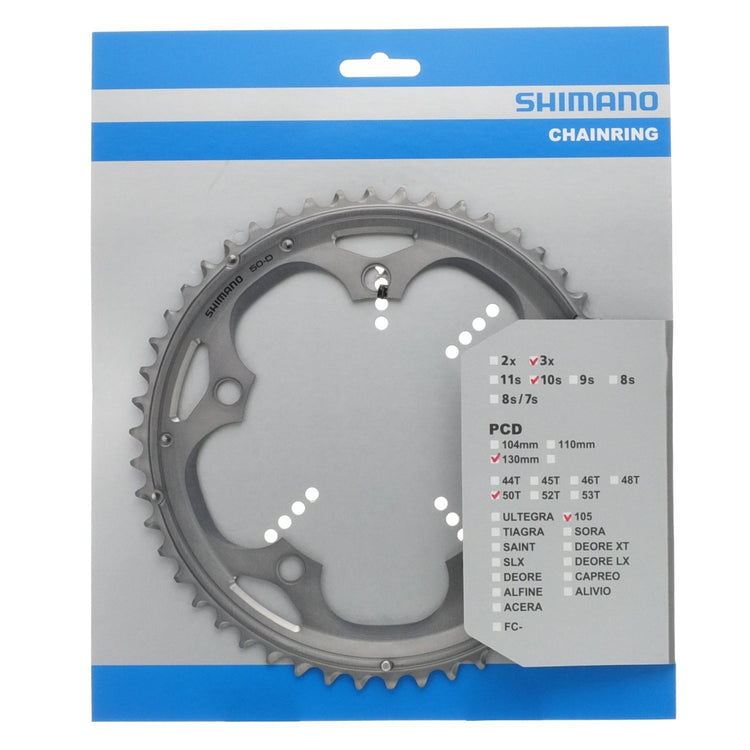 Shimano Plateau 105 10V Triple Y1M498030 50T FC-5703