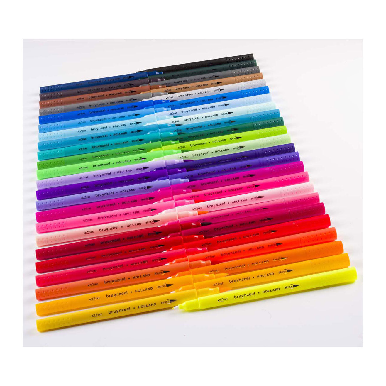 Bruynzeel Creatives Fineliner Brushpen Set 48 Couleurs