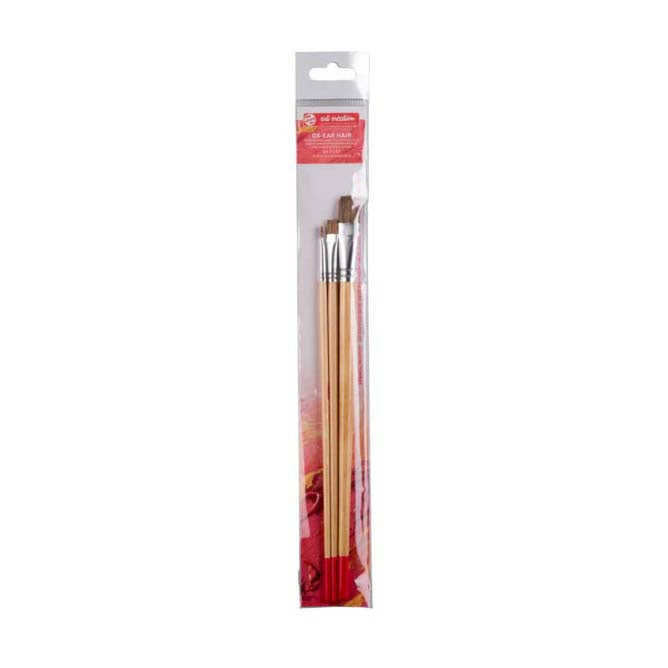 Talens art création huile acrylique get set v3 plateau runder haar