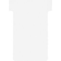 Cartes à insérer en T pour planification Atlanta carton 170g m2 60x15x85x48,5mm blanc