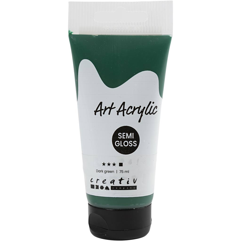 Creativ Company Pigment Art Acrylic Paint Forrest Green, 75 ml
