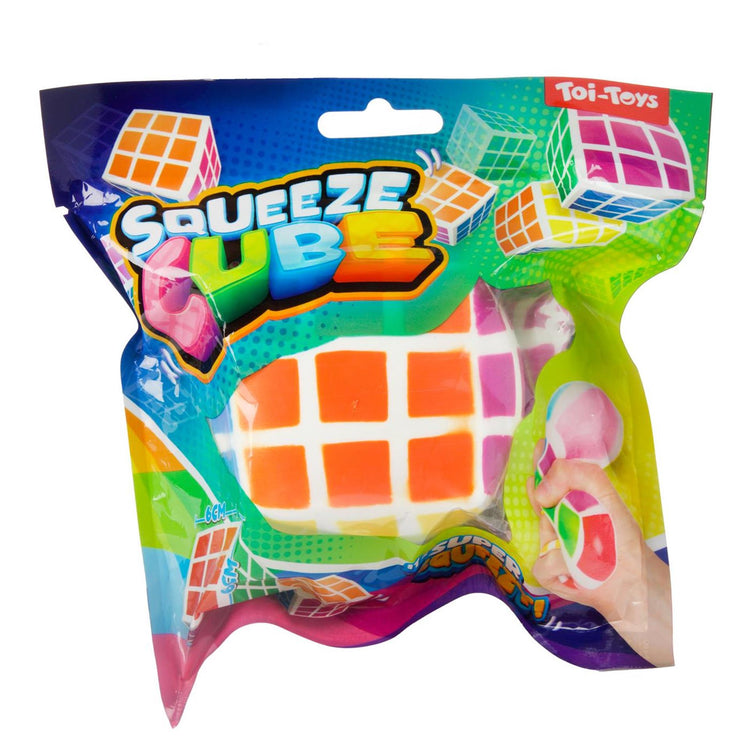 Toi-toys puzzle magique cube à presser 6 cm | 6 pièces
