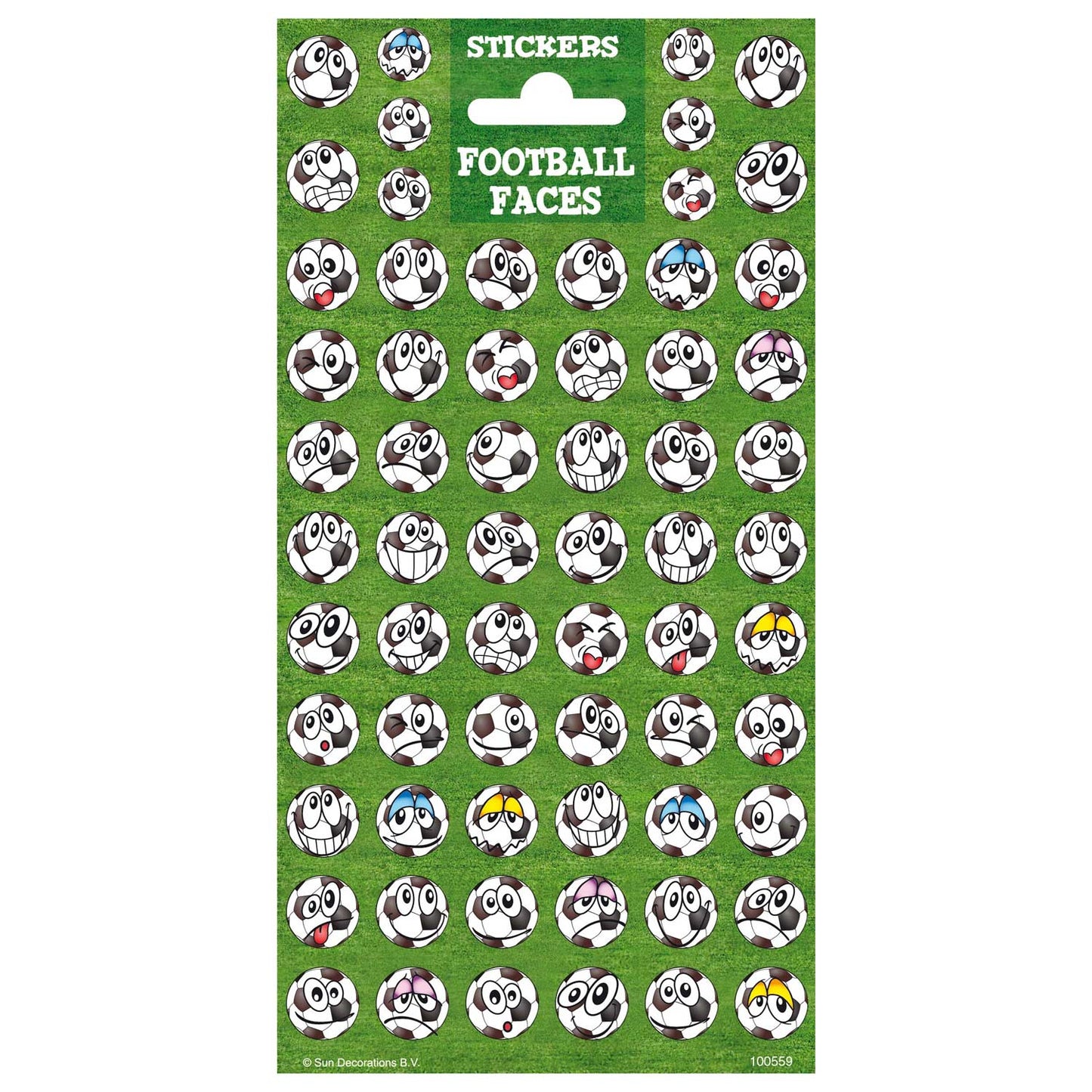 Totum Stickervel Twinkle Football Visages