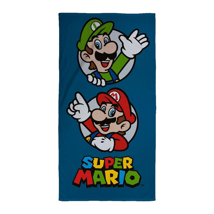 Serviette de plage Super Mario Super Mario, 70x140cm
