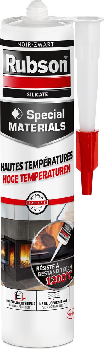 Rubson 1006824 - frotte haute temp.zw 280ml | 1 pièce